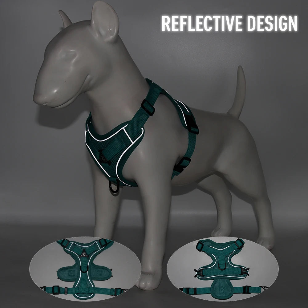 Reflective Cat & Dog Harness with Leash Set