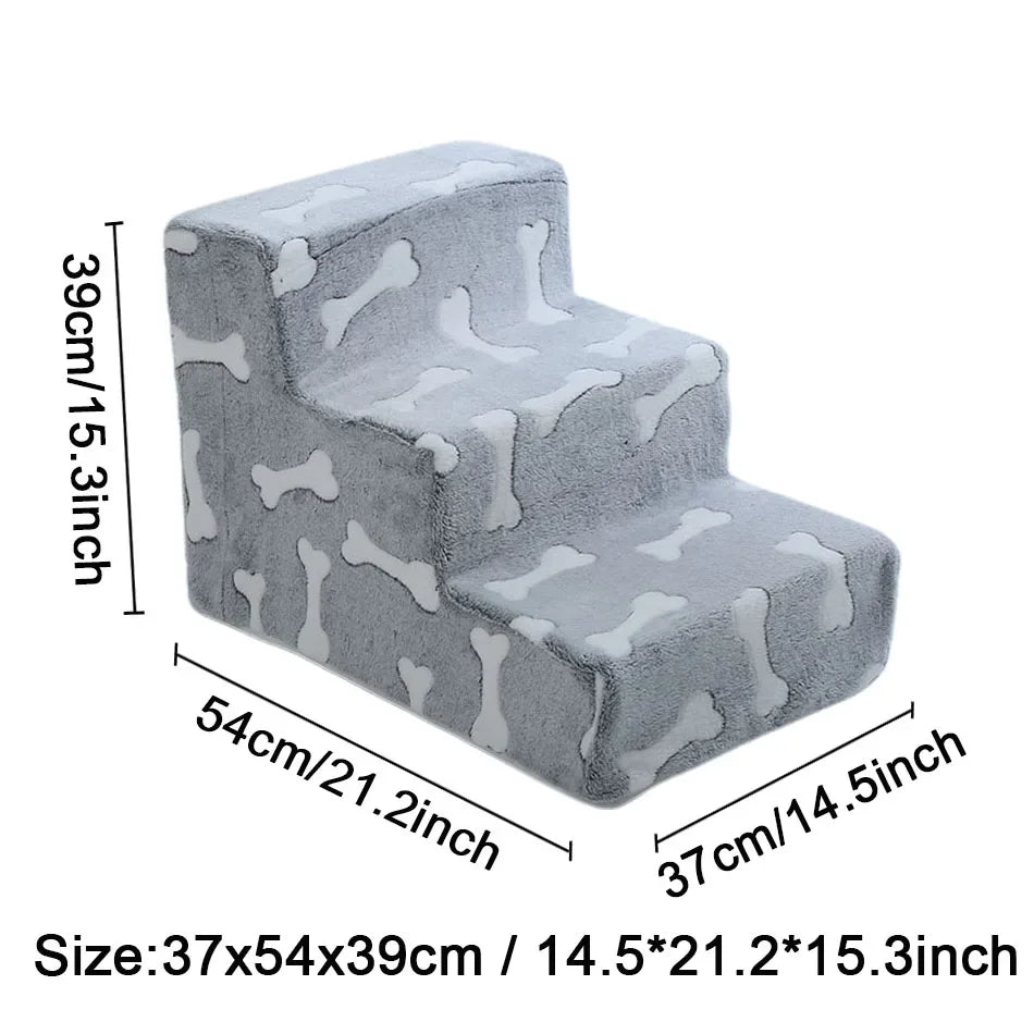 Soft Foam Pet Stairs for Small Dogs & Cats