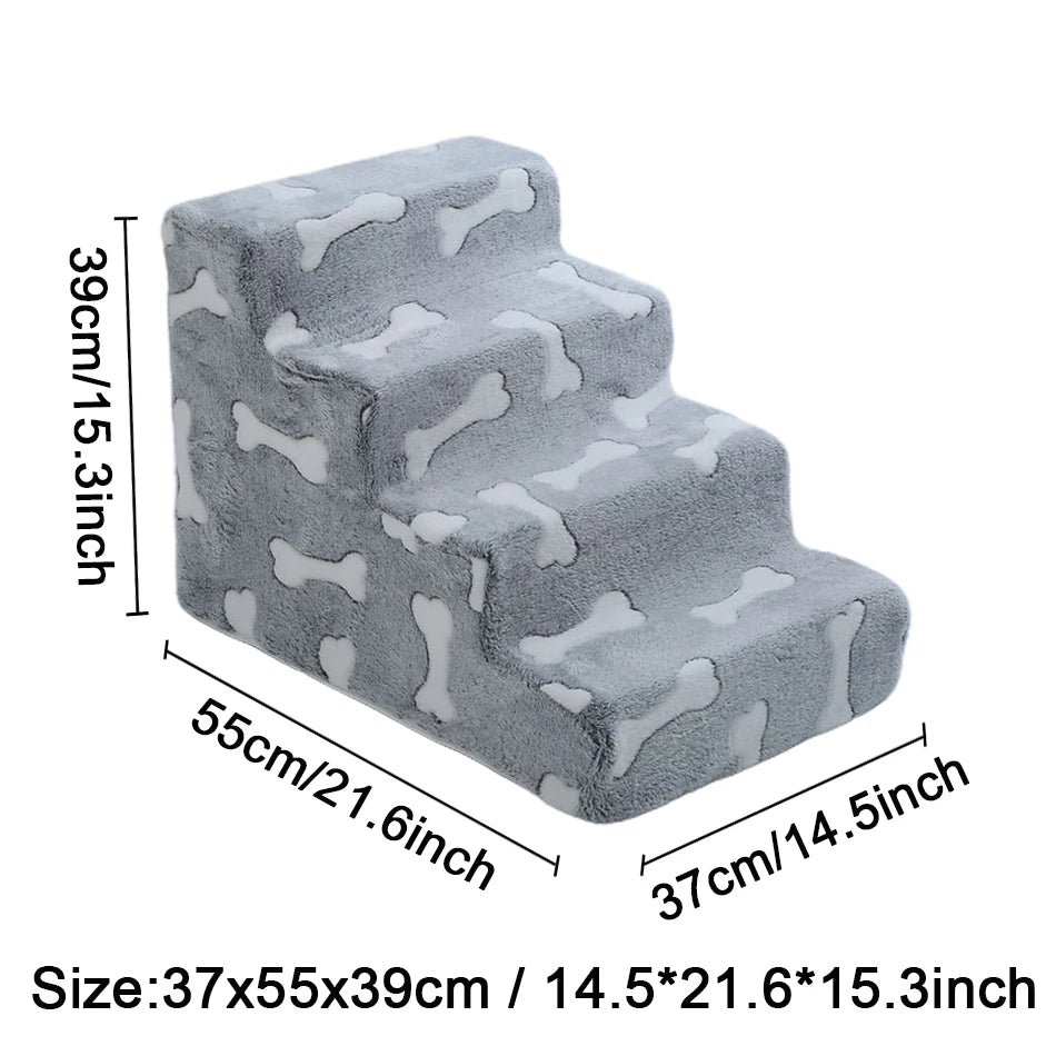 Soft Foam Pet Stairs for Small Dogs & Cats