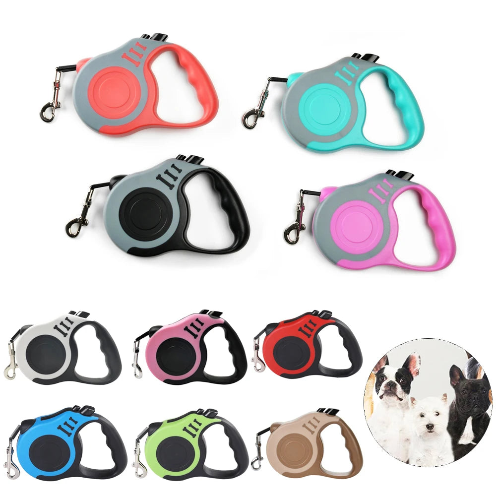 Retractable Dog Leash with Lock – Durable Pet Lead