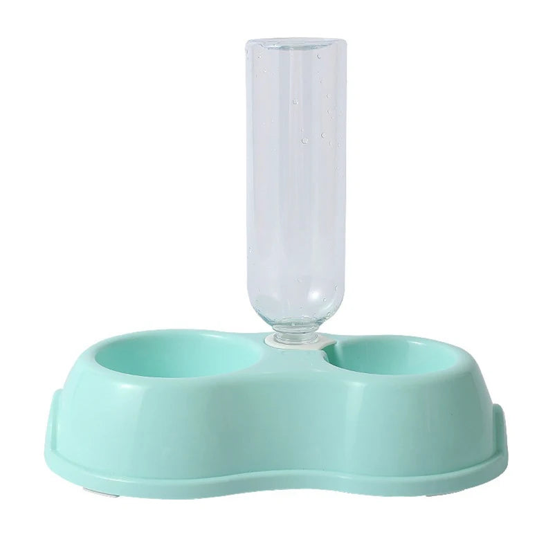 2-in-1 Pet Feeder with Automatic Water Dispenser