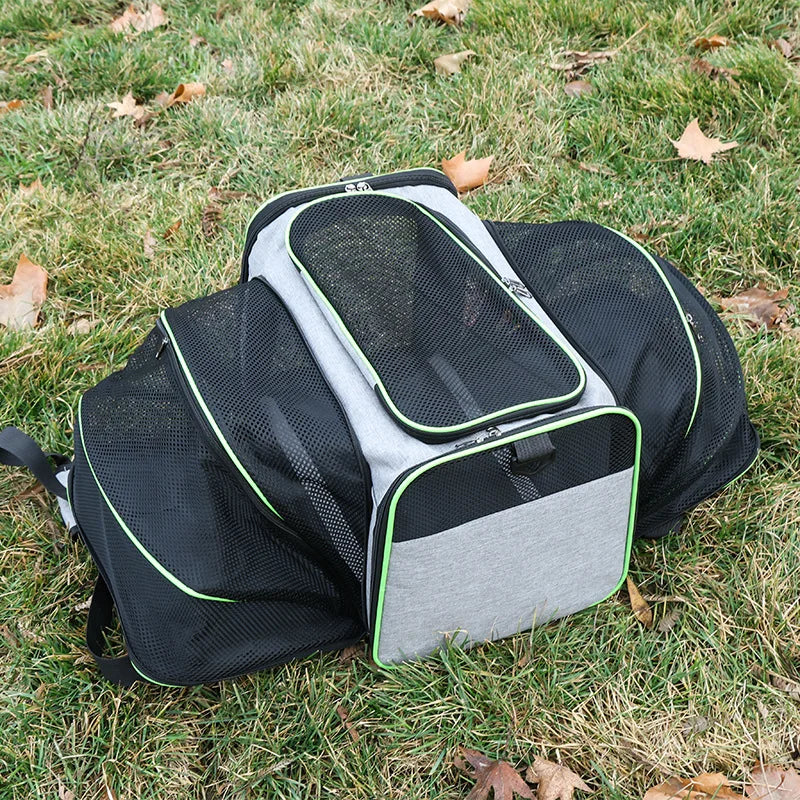 Expandable Airline Approved Pet Carrier for Cats & Dogs