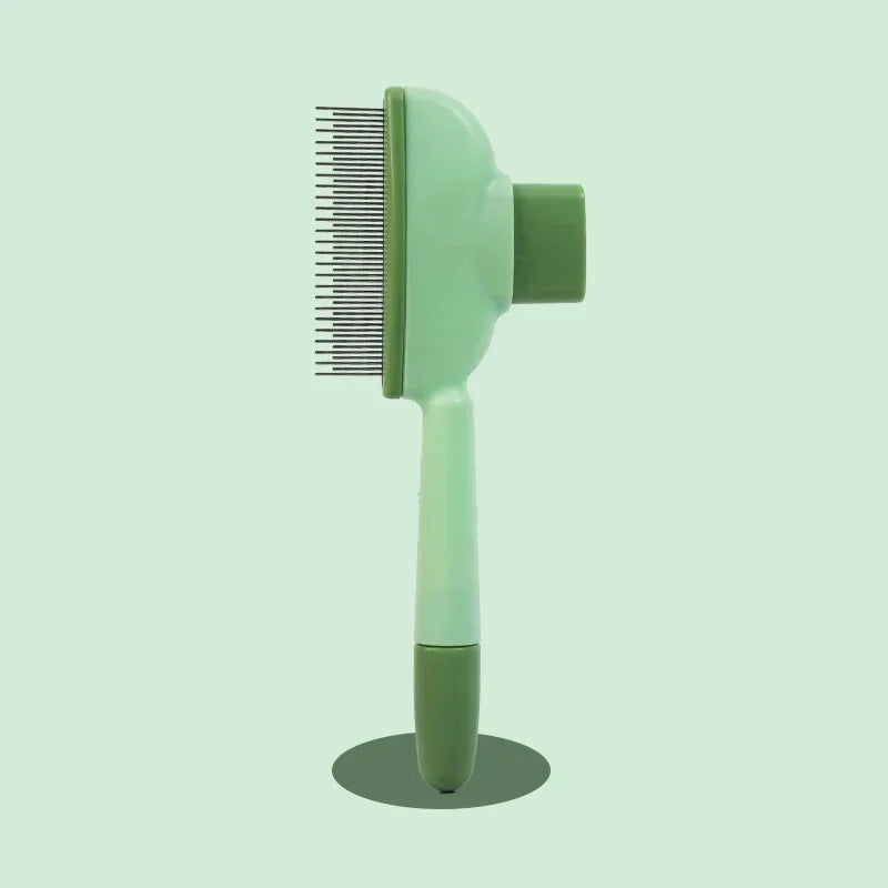 Self-Cleaning Pet Grooming Brush for Cats & Dogs
