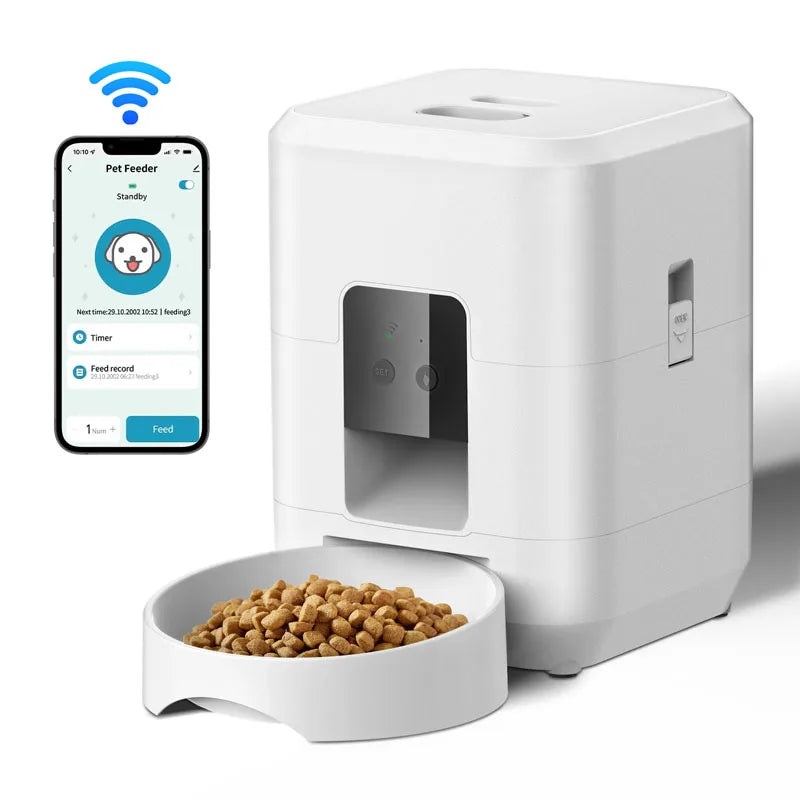 Smart Automatic Pet Feeder with WiFi Control