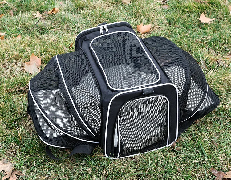 Expandable Airline Approved Pet Carrier for Cats & Dogs