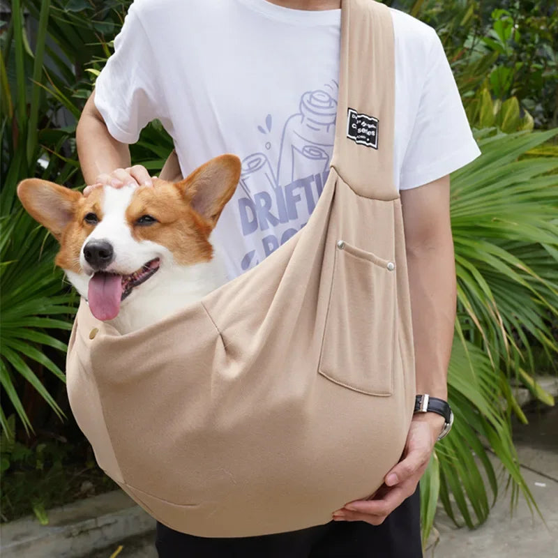 Pet Sling Carrier Bag – Small Dog & Cat Travel Pouch