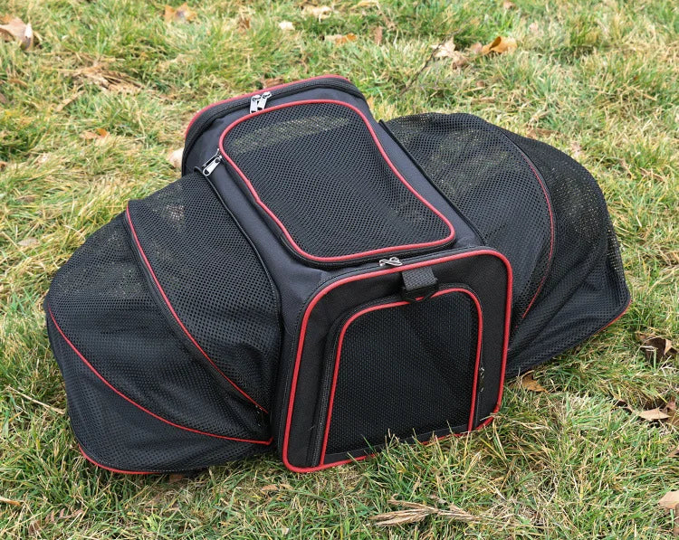 Expandable Airline Approved Pet Carrier for Cats & Dogs