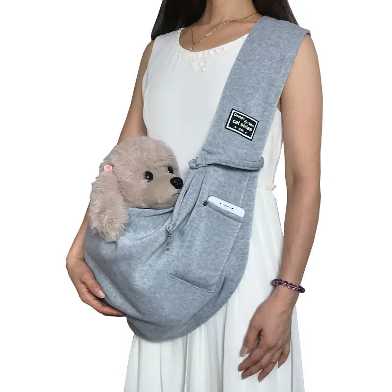 Pet Sling Carrier Bag – Small Dog & Cat Travel Pouch