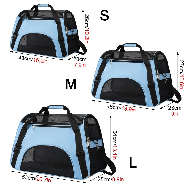 Airline Approved Pet Carrier Bag for Cats & Dogs