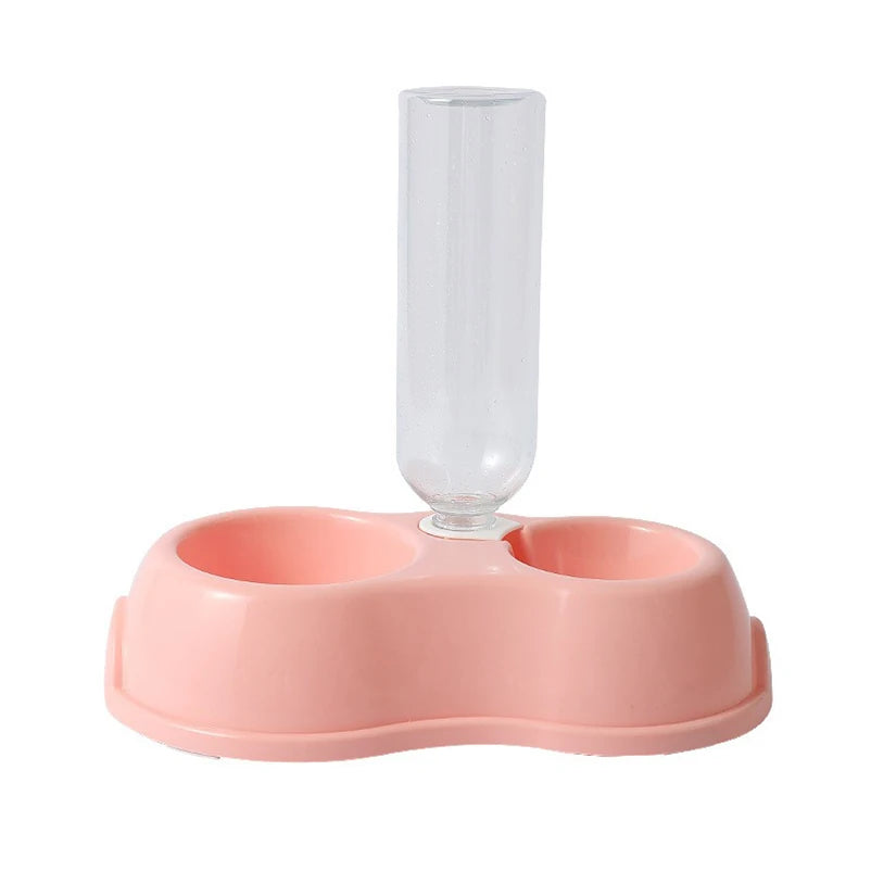 2-in-1 Pet Feeder with Automatic Water Dispenser