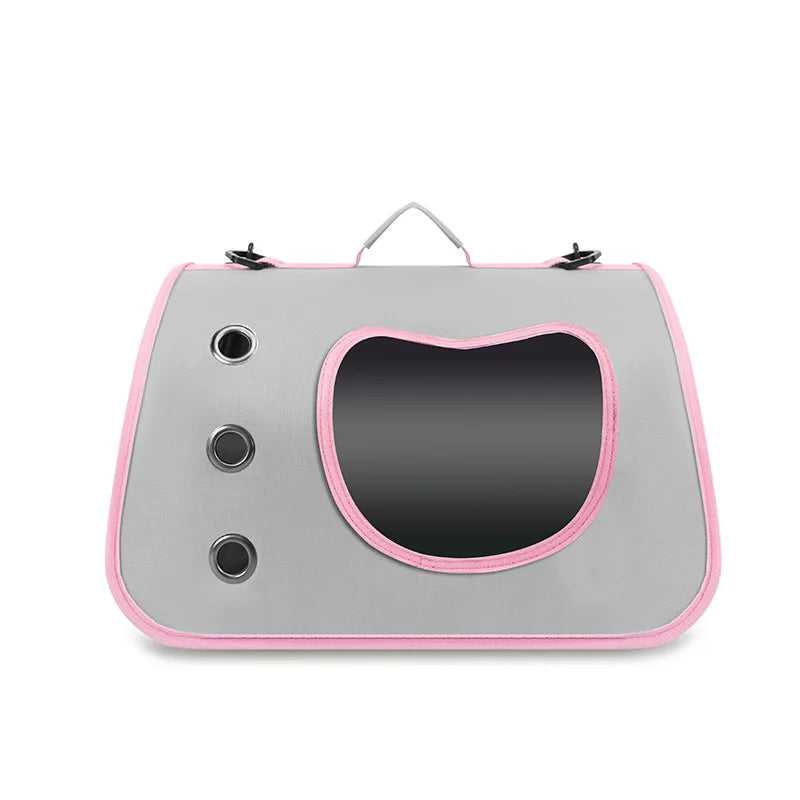 Portable Cat Carrier Bag with Breathable Mesh