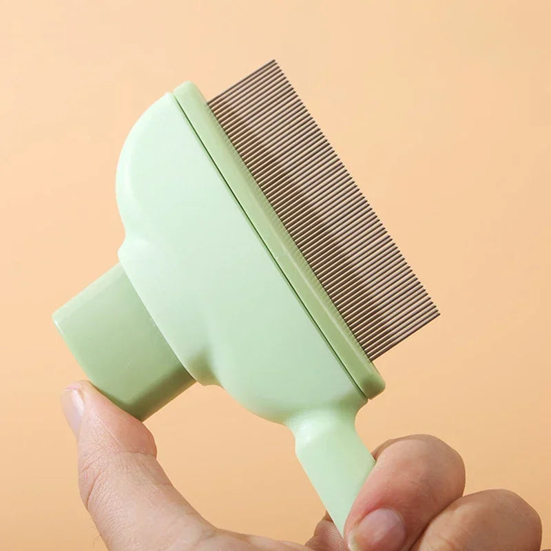 Self-Cleaning Pet Grooming Brush for Cats & Dogs