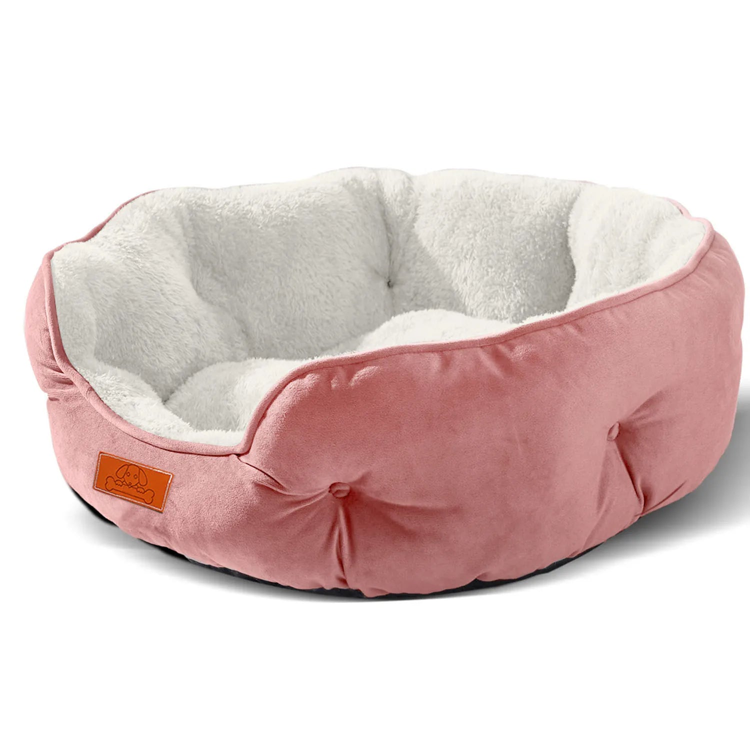 Plush Cat & Small Dog Bed – Washable Pet Cushion