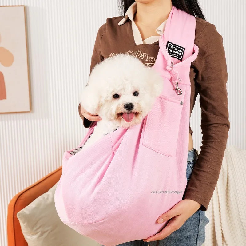 Pet Sling Carrier Bag – Small Dog & Cat Travel Pouch