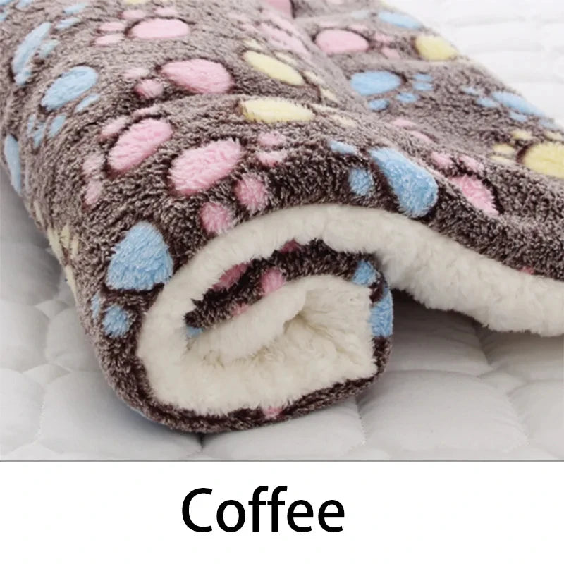 Plush Pet Bed Mat – Soft & Washable Dog Cat Pad