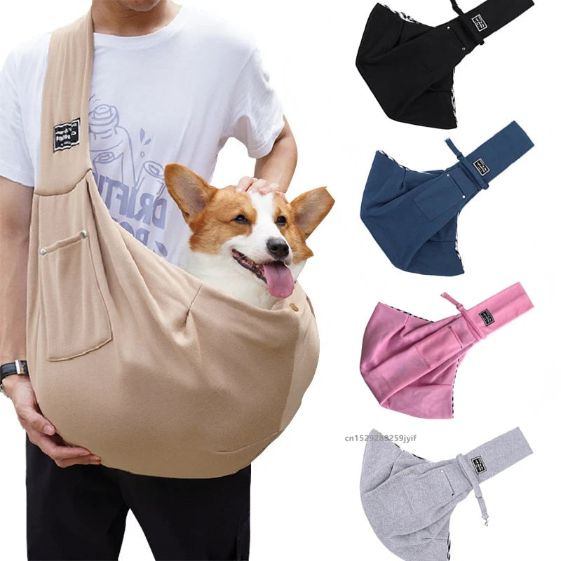Pet Sling Carrier Bag – Small Dog & Cat Travel Pouch