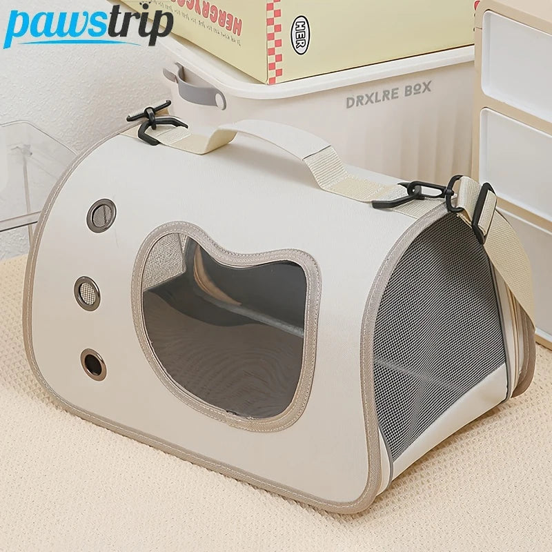 Portable Cat Carrier Bag with Breathable Mesh