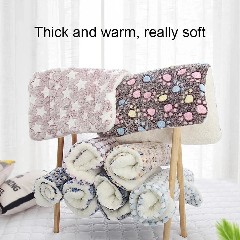 Plush Pet Bed Mat – Soft & Washable Dog Cat Pad