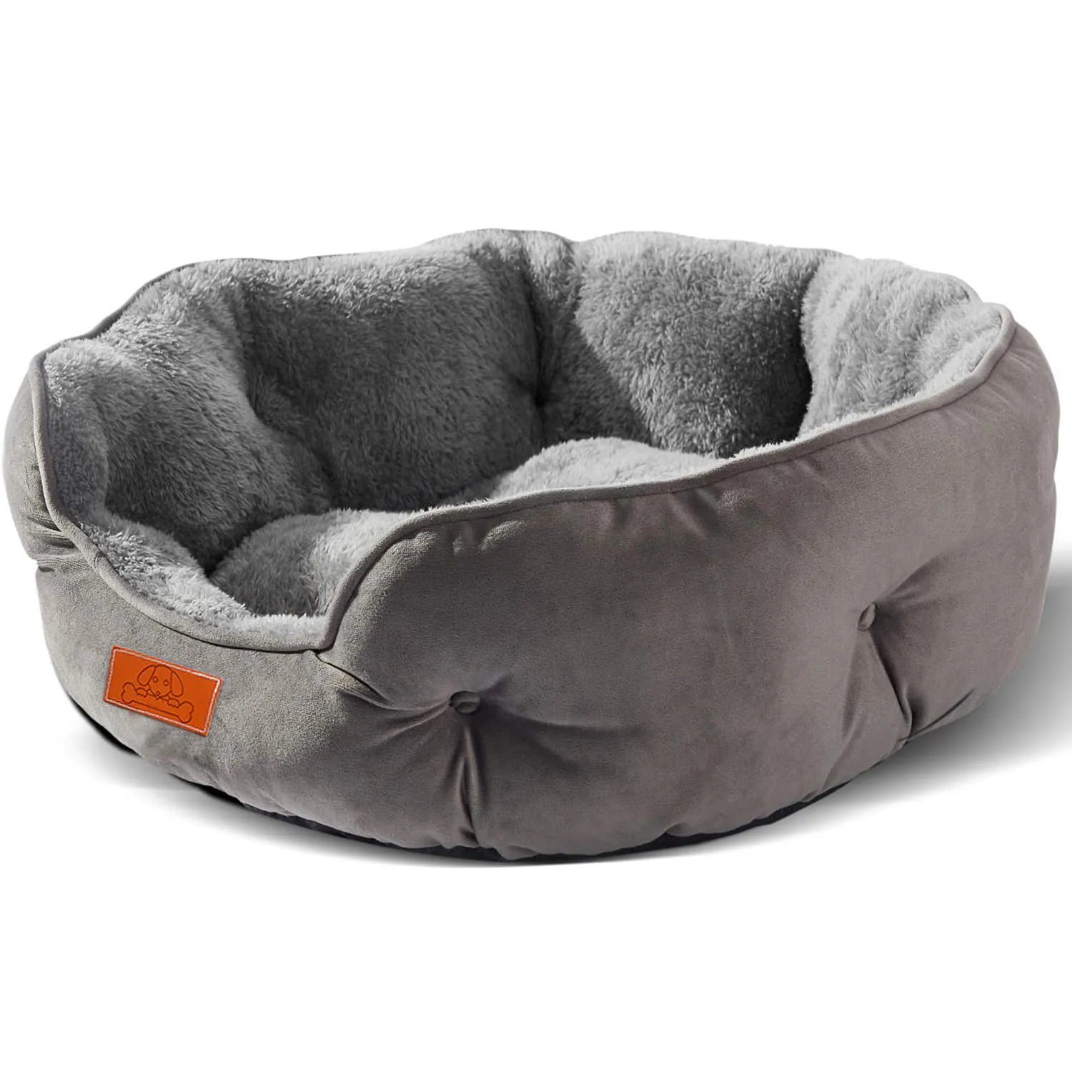 Plush Cat & Small Dog Bed – Washable Pet Cushion