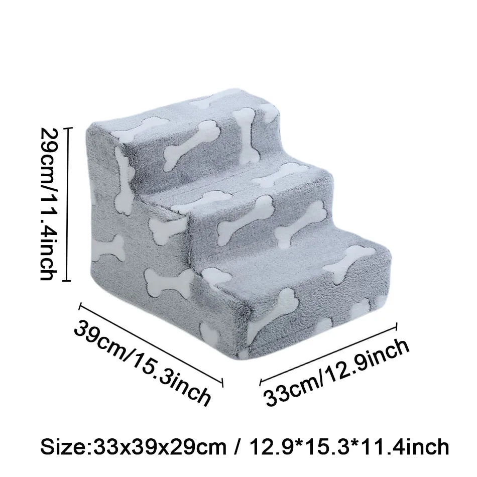 Soft Foam Pet Stairs for Small Dogs & Cats