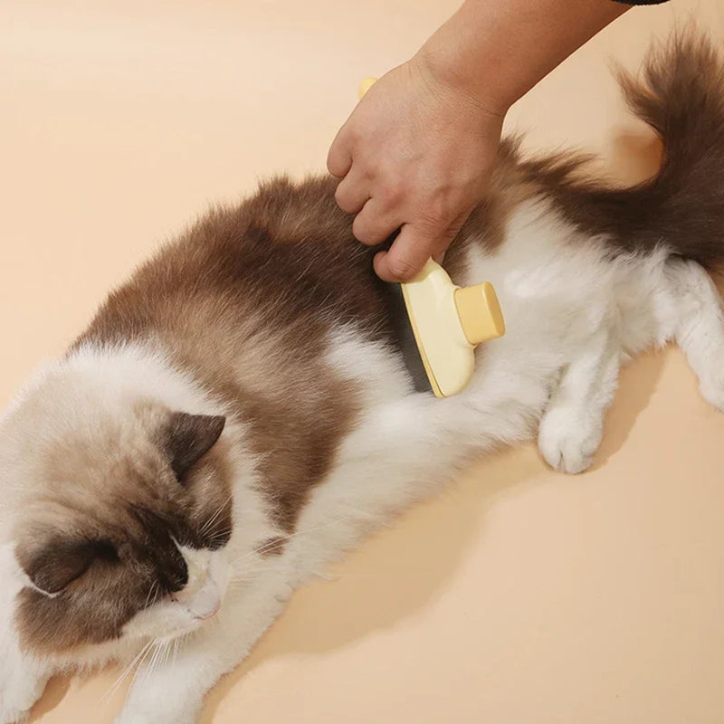 Self-Cleaning Pet Grooming Brush for Cats & Dogs