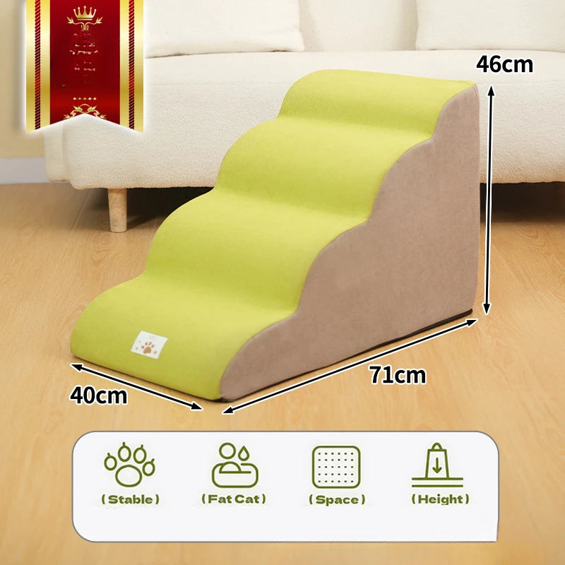 Pet Stairs for Small Dogs & Cats – Soft Foam Steps