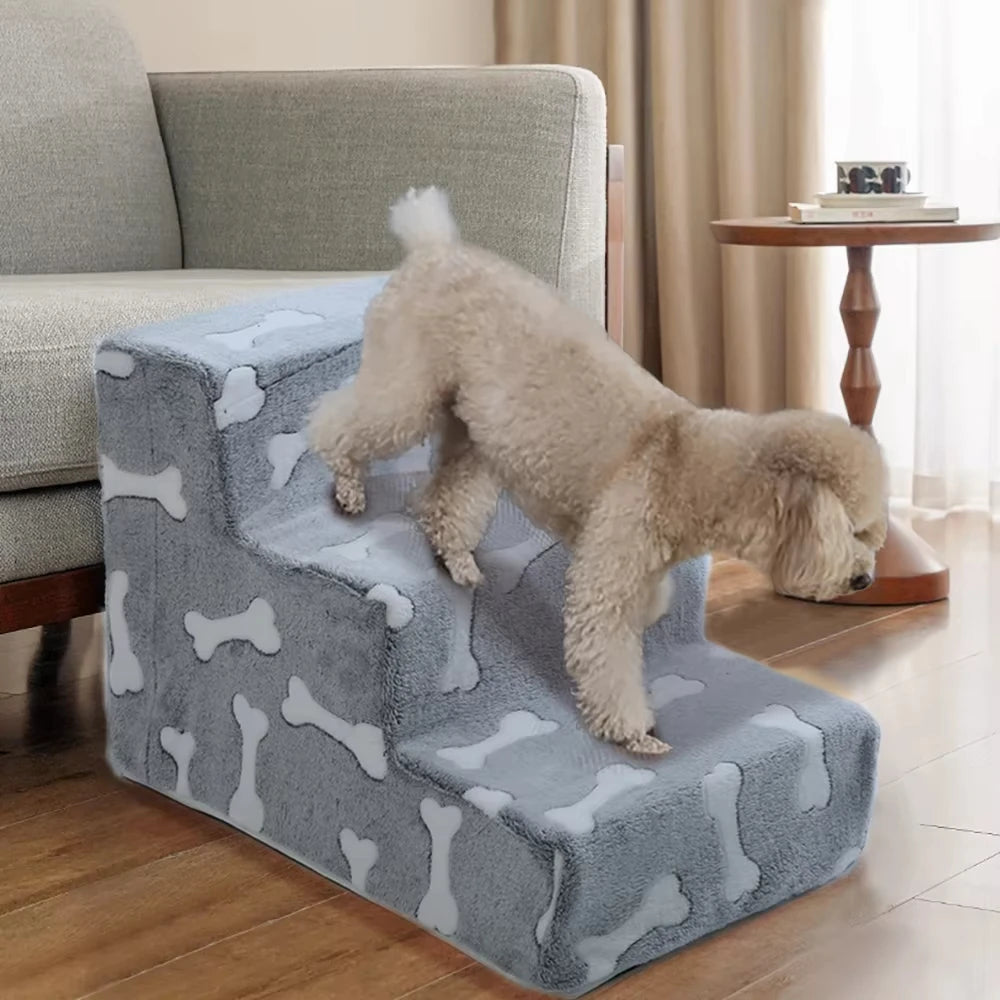 Soft Foam Pet Stairs for Small Dogs & Cats