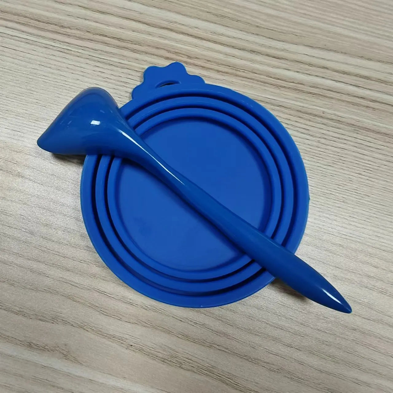 Silicone Pet Food Can Lids with Spoon Set