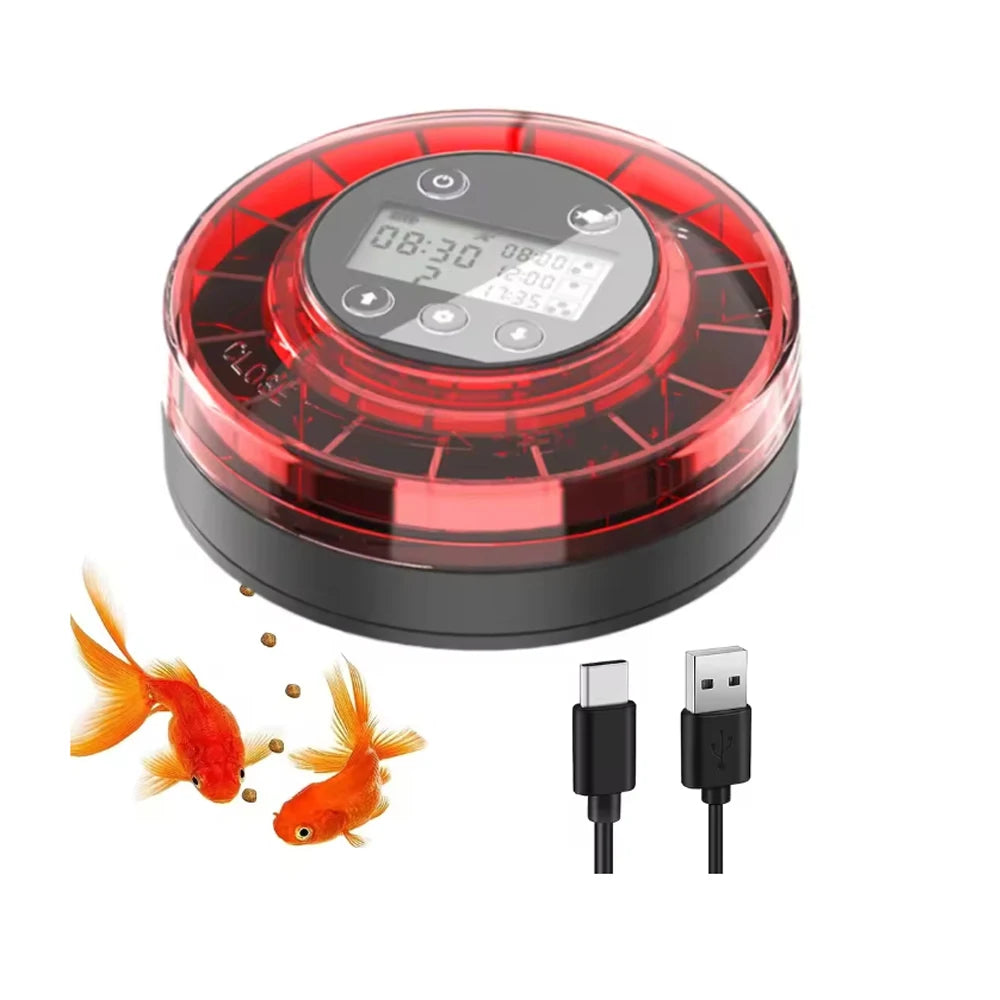 Automatic Fish Feeder with Timer for Aquariums