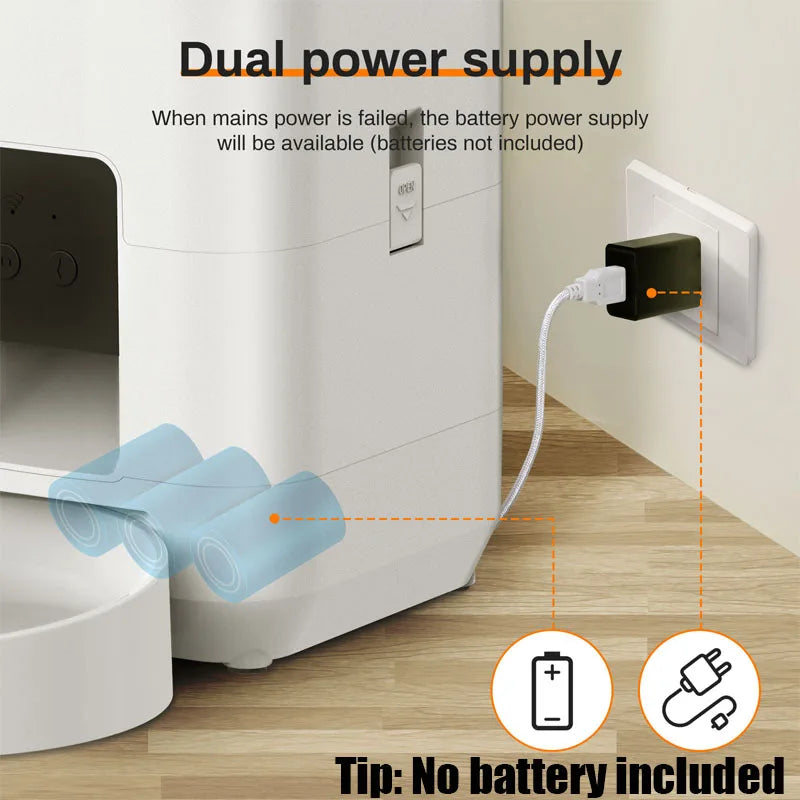 Smart Automatic Pet Feeder with WiFi Control