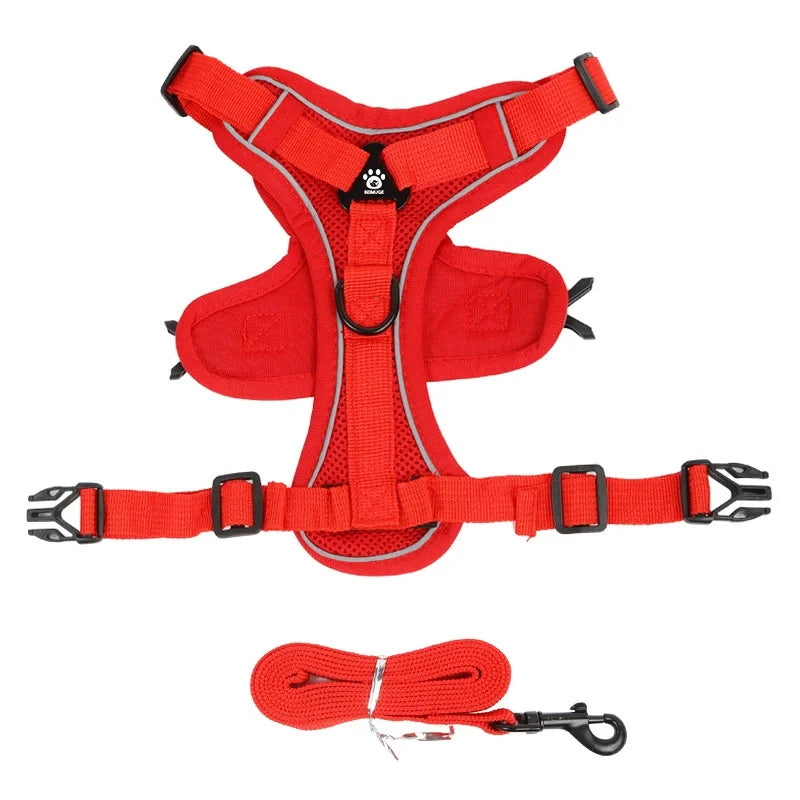 No Pull Reflective Dog Harness & Leash Set (S-XL)