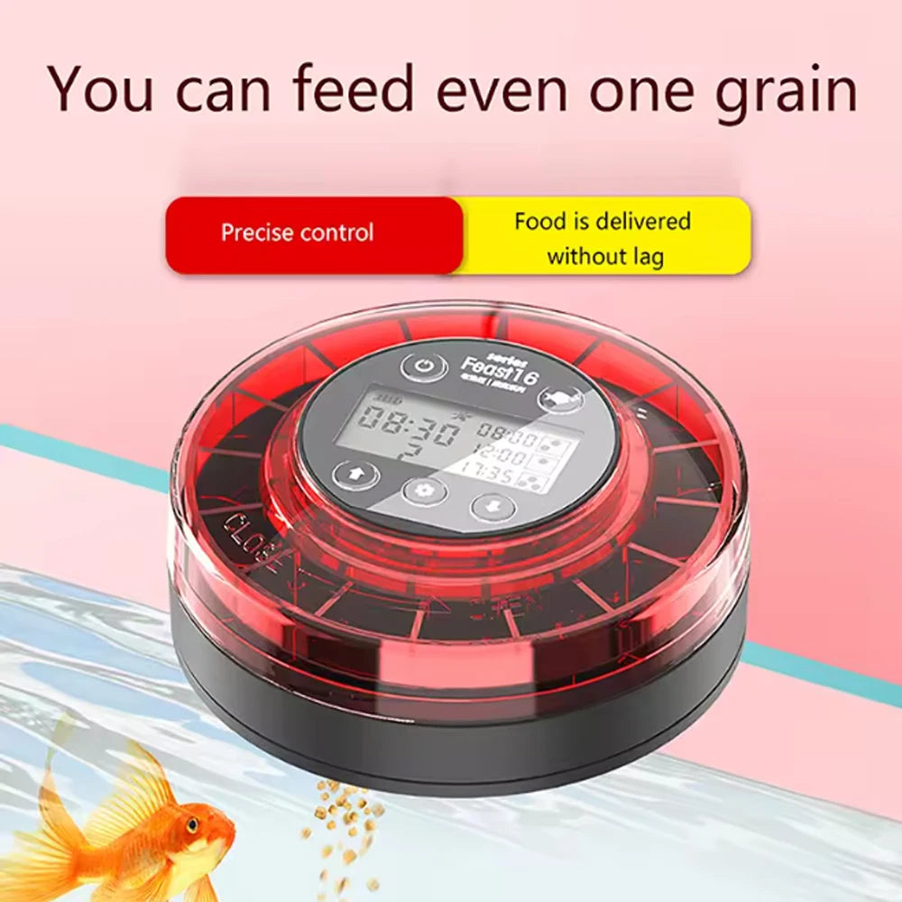 Automatic Fish Feeder with Timer for Aquariums