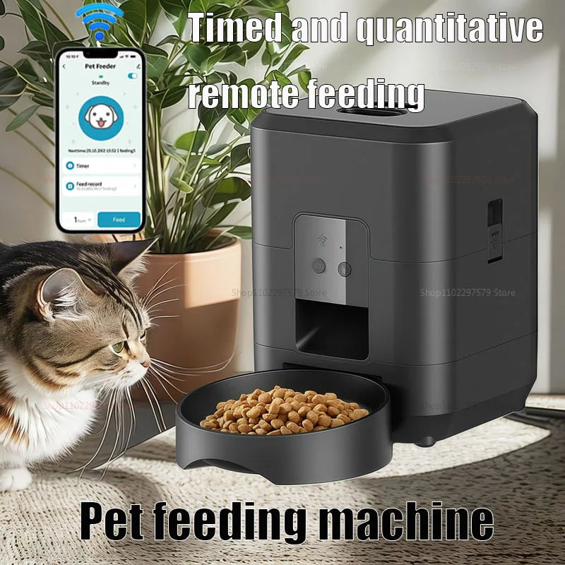 Smart Automatic Pet Feeder with WiFi Control