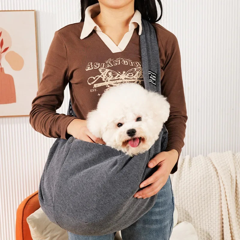 Pet Sling Carrier Bag – Small Dog & Cat Travel Pouch