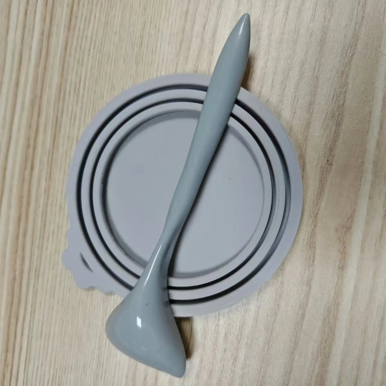 Silicone Pet Food Can Lids with Spoon Set