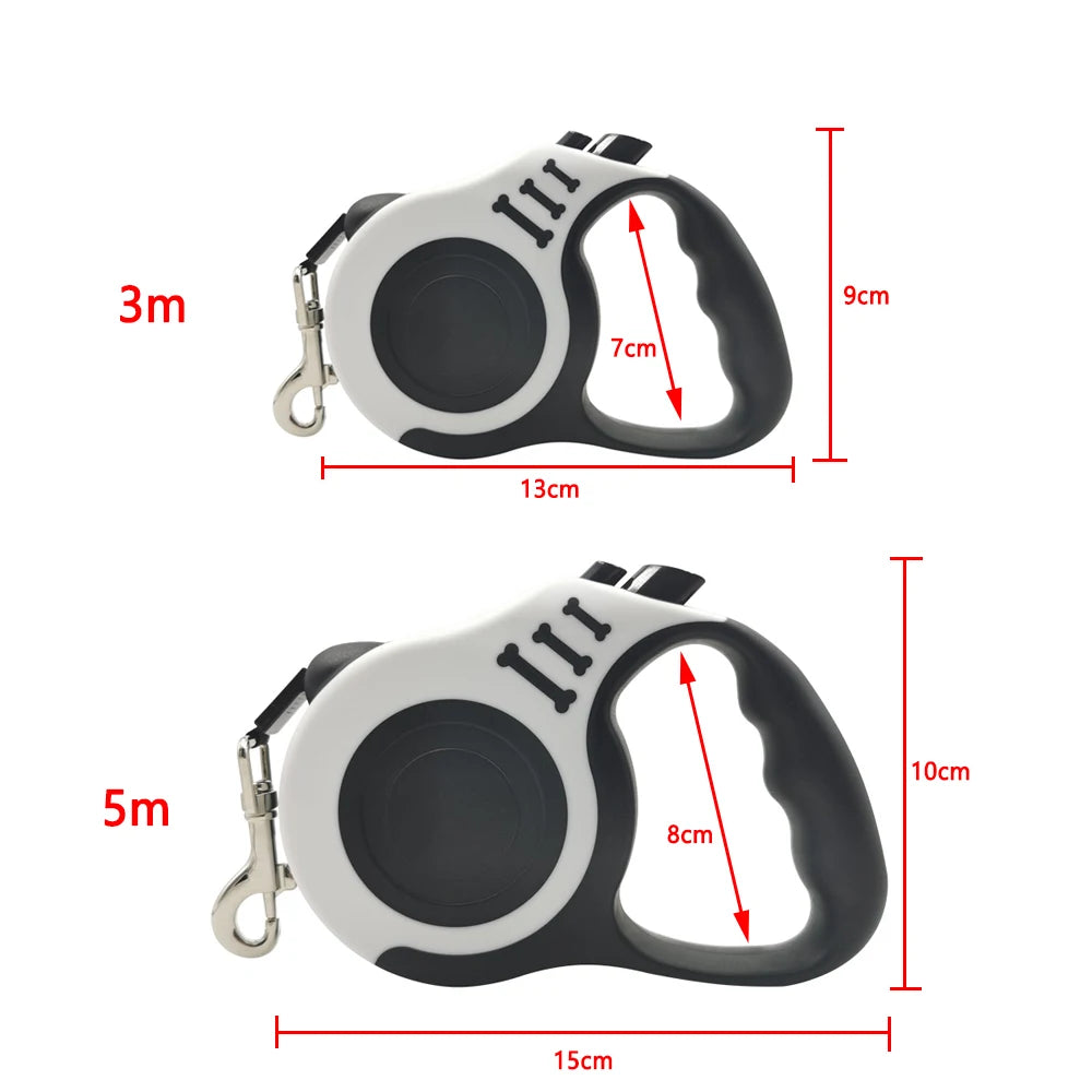 Retractable Dog Leash with Lock – Durable Pet Lead