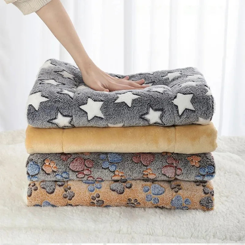 Plush Pet Bed Mat – Soft & Washable Dog Cat Pad