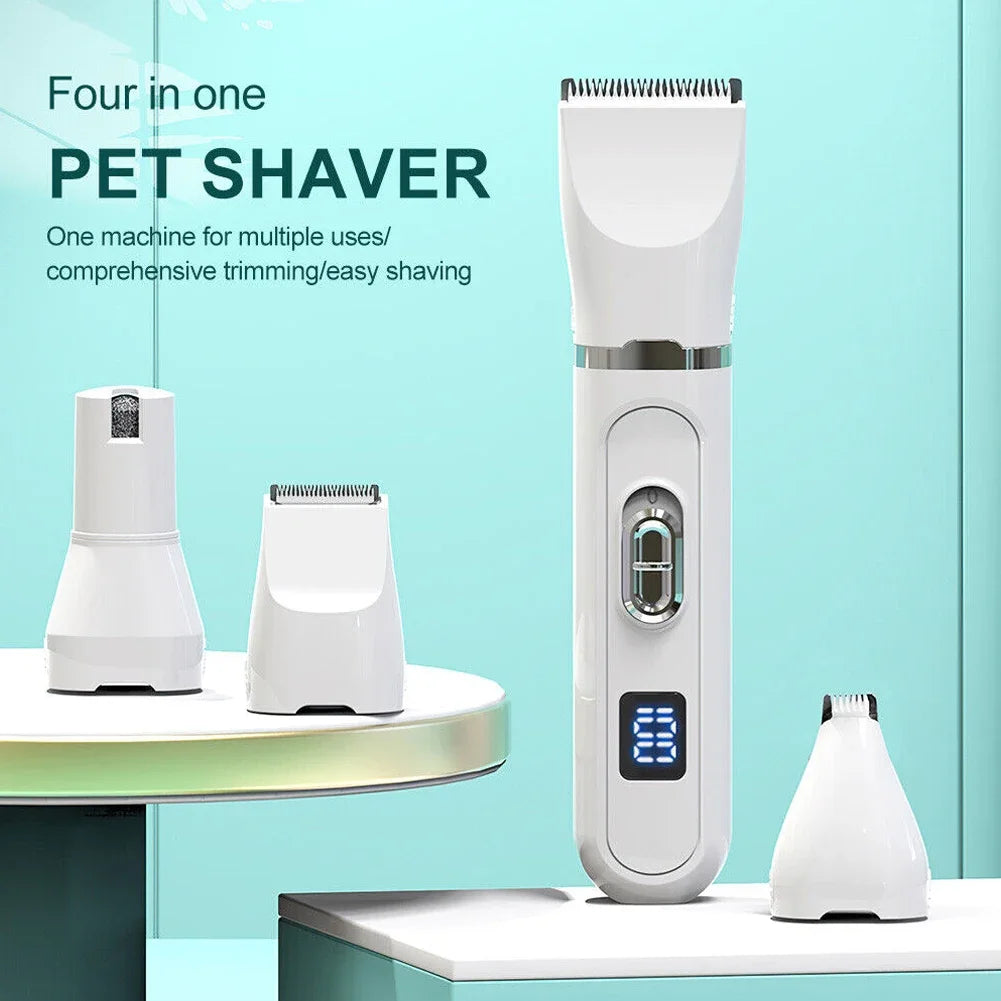 Pet Hair Clippers Kit with Low Noise & USB Charging