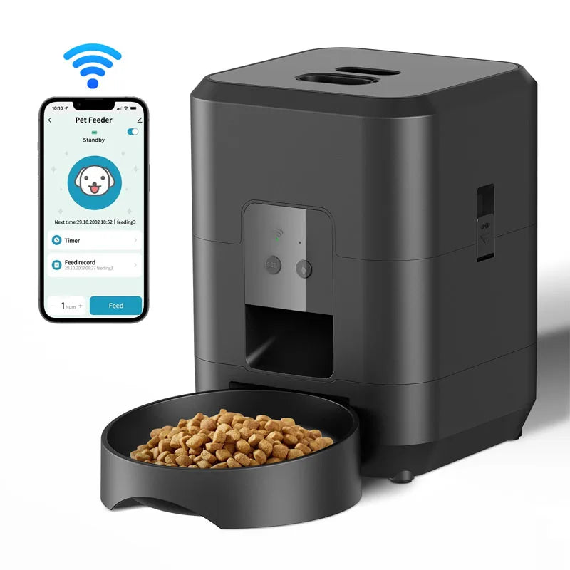 Smart Automatic Pet Feeder with WiFi Control