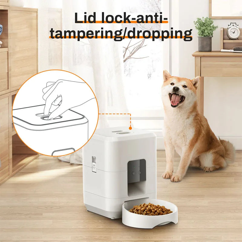 Smart Automatic Pet Feeder with WiFi Control