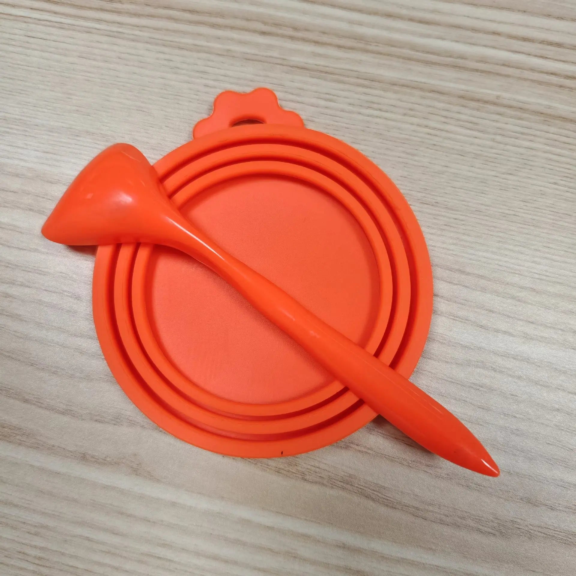 Silicone Pet Food Can Lids with Spoon Set