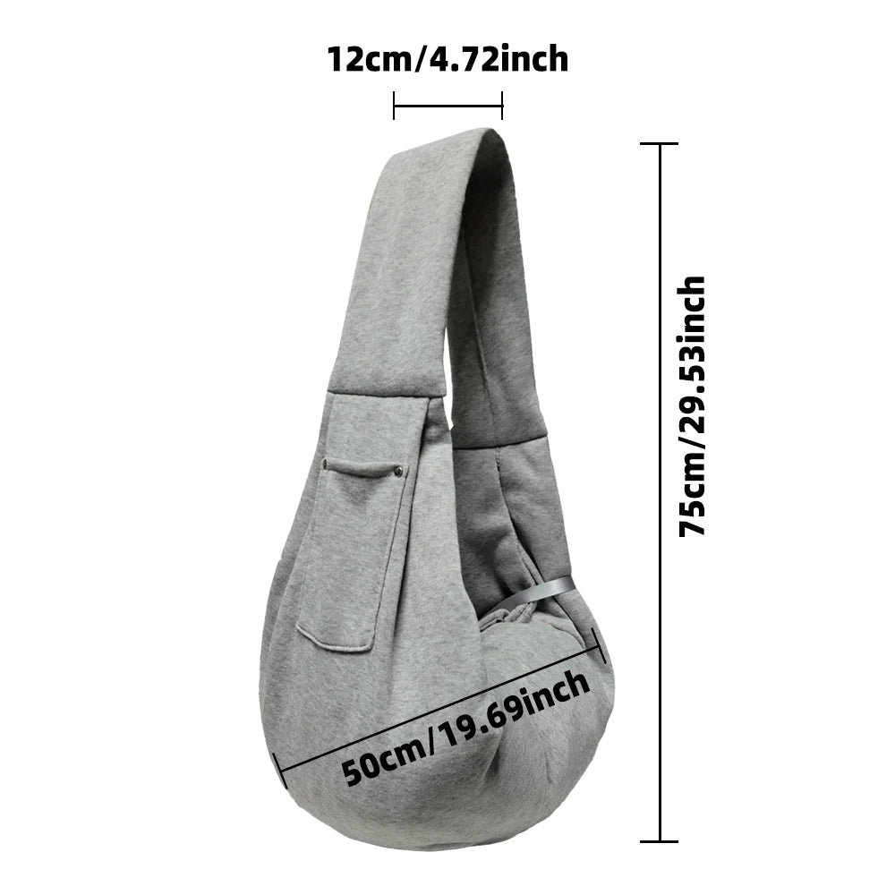 Cozy Pet Sling Carrier Bag – Small Dog & Cat Travel