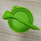 Silicone Pet Food Can Lids with Spoon Set