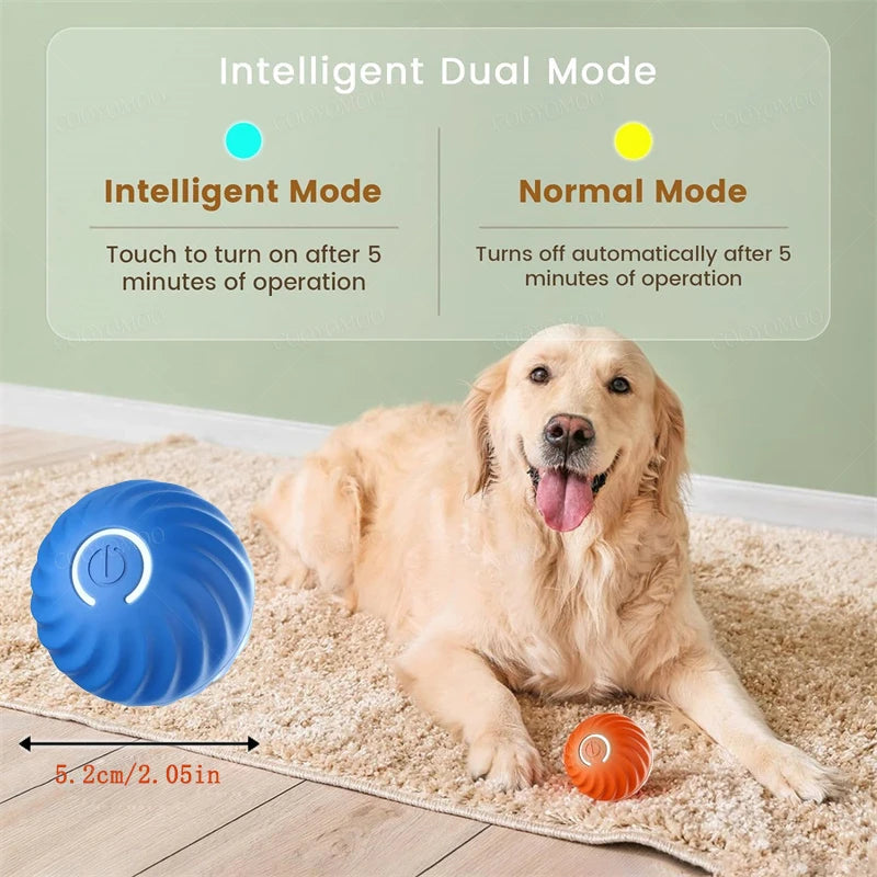 Automatic Interactive Pet Ball for Dogs and Cats