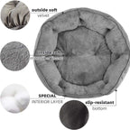 Plush Cat & Small Dog Bed – Washable Pet Cushion