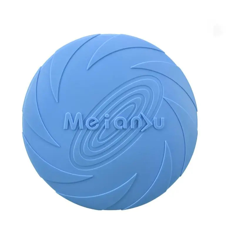 Durable Rubber Dog Frisbee Toy for Outdoor Play