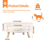 Elevated Pet Bed with Legs – Cozy Cat & Small Dog Sofa