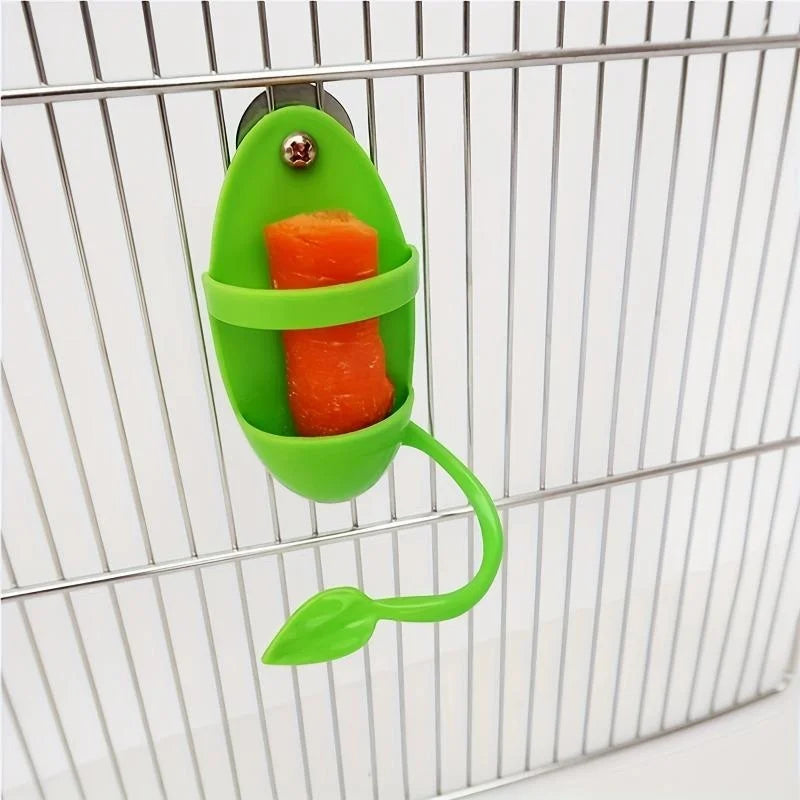 Bird Cage Vegetable & Cuttlebone Holder Feeder