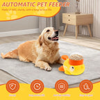 Duck-Shaped Interactive Dog Food Dispenser Toy