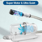 Pet Grooming Vacuum Kit with Clippers & Brushes